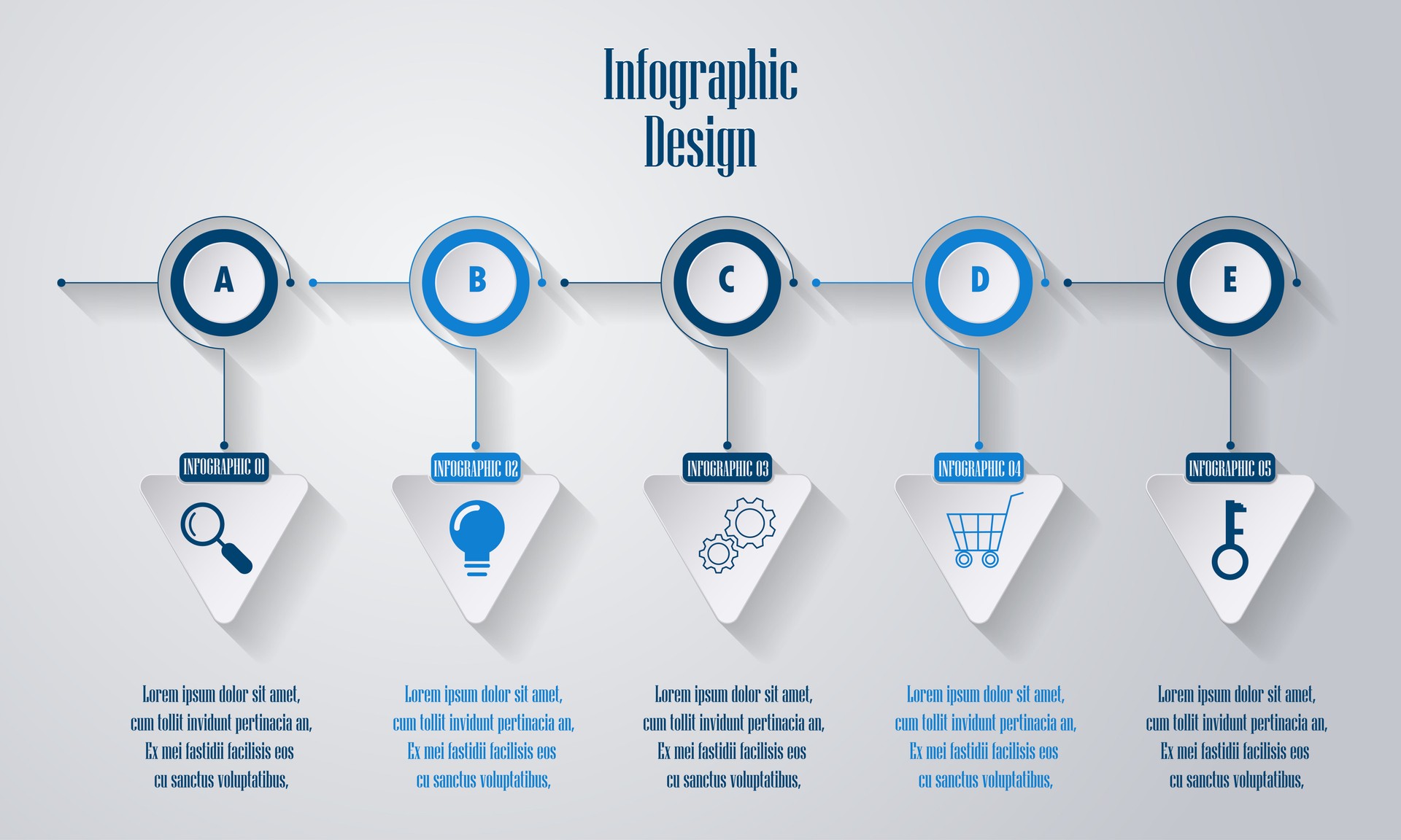 nfographics timeline design template. Blank space for content, business diagram flowchart and timeline process
